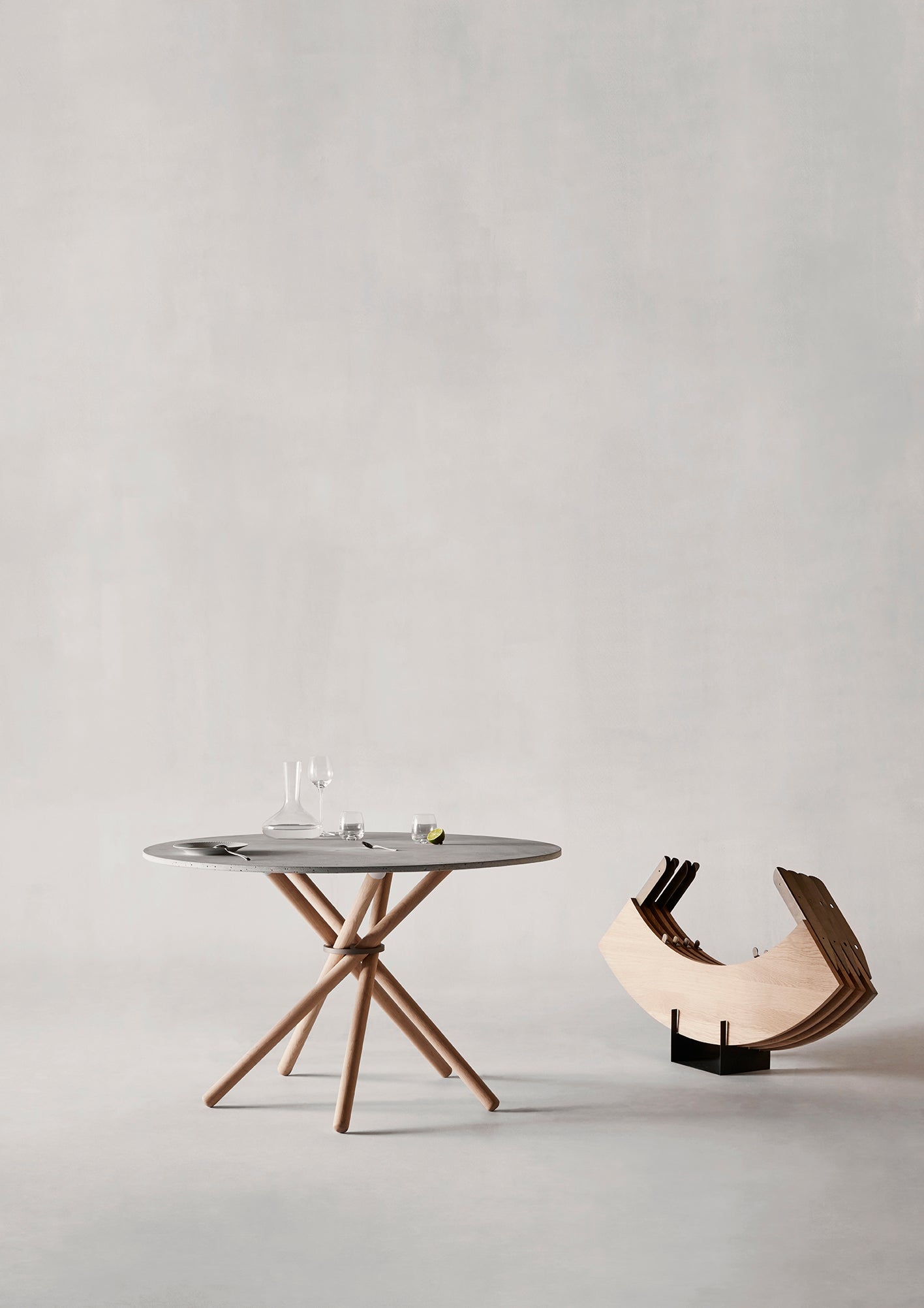 Concrete Light / Oak Light