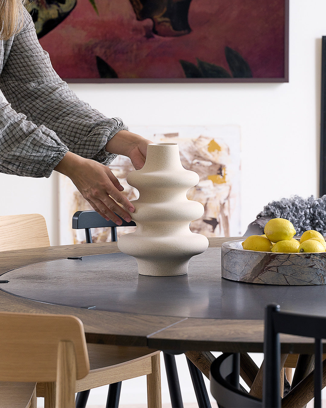 Concrete Dark / Oak Dark