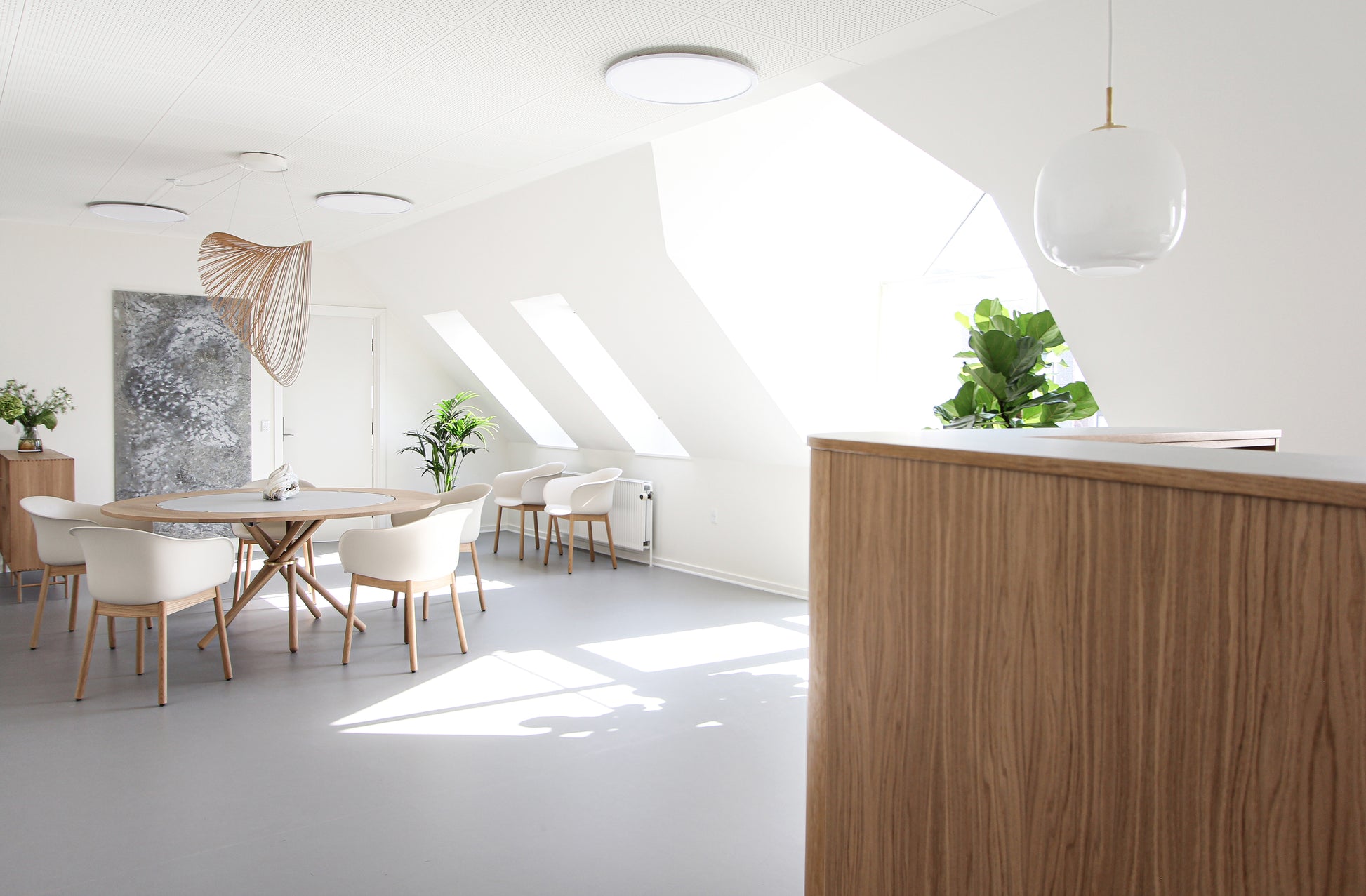 Concrete Light / Oak Light